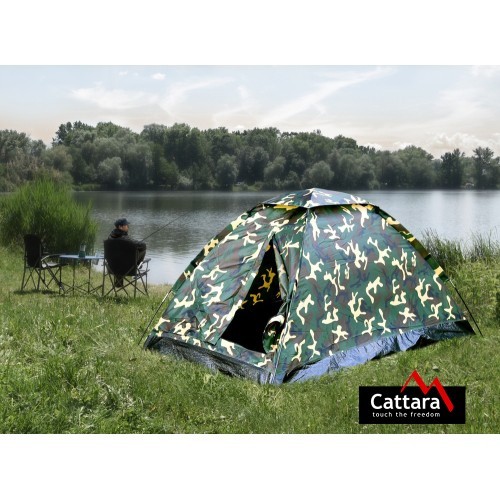 2 vietu telts Cattara Army 200x120x100 cm