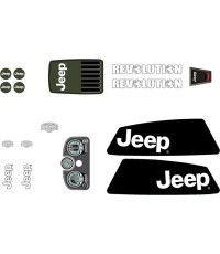XL Frame - Uzlīmju komplekts Jeep® Revolution