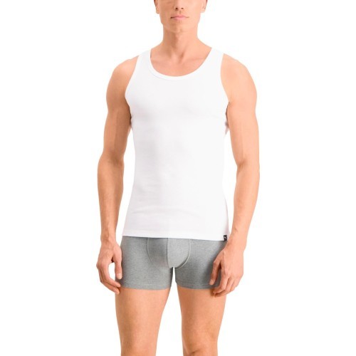 Puma мужские майки Basic 2p, Tan White 935018 02