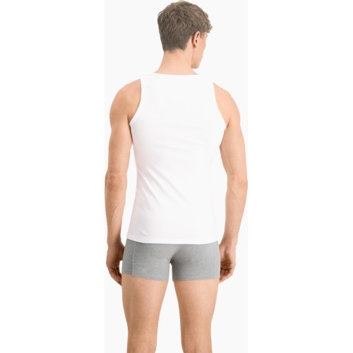 Puma Men's Undershirts Basic 2p, Tan White 935018 02