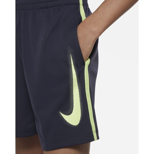 Nike Dri-FIT Multi + Short GX pusaudžu šorti pelēki DX5361 015