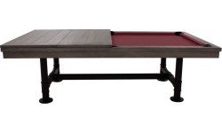 Бильярдный стол Rasson Bedford, пул, серый, 7 футов, сукно Club Cloth жёлто-зелёное