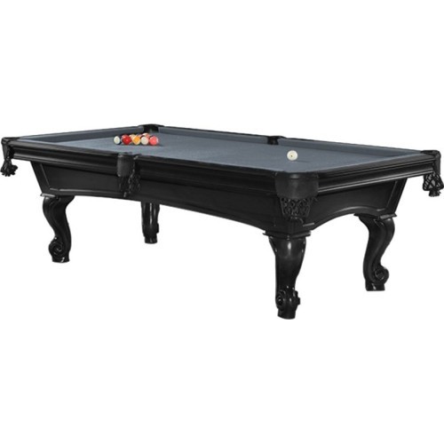 Biljarda galds Pool Shelton 8 ft, melns, Club audums dzelteni zaļš