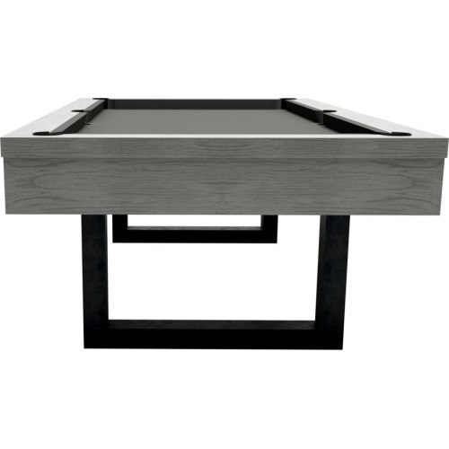 Billiard Table, Pool, Upcon, 8 ft., Grey Oak, 8 ft., Club Cloth yellow green