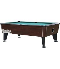Billiard Table Dynamic Premier, Mahogany, Pool, 9 ft, with coin validator and ball-return-system