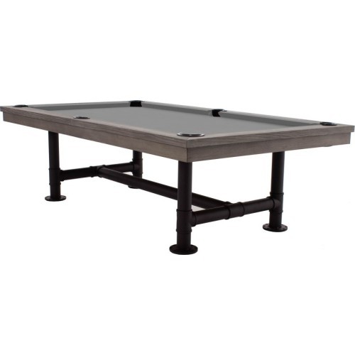 Бильярдный стол Pool Rasson Bedford, серый, 8 ft, сукно Club Cloth жёлто-зелёное