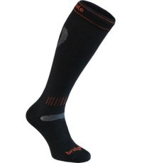 Носки Bridgedale Ski UltraFit, чёрные - 009