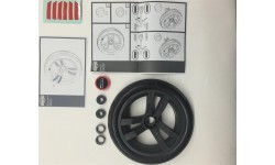 Wheel grey-black 9x2 (Fiat 500 cover)