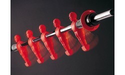 Soccer / Foosball Table, Garlando Coperto, with Coin Slot, incl. glass cover, Sport Professional