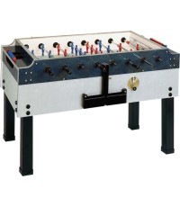 Soccer / Foosball Table, Garlando Olympic Outdoor, with Coin Slot, incl. glass cover, Sport Professional