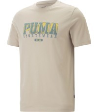 Puma vīriešu T-krekls Graphics Retro Tee Granola Cream 674486 88