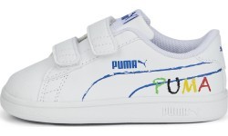 Детская обувь Puma Smash v2 Home School White 386201 02