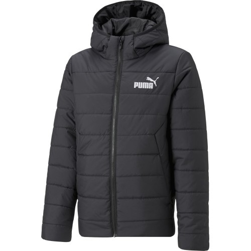 Куртка подростковая Puma Ess Hooded Padded чёрная 670559 01