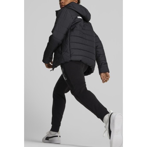 Puma Ess Hooded Padded pusaudžu jaka melna 670559 01