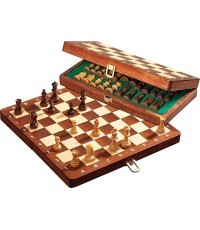 Дорожный шахматный набор Philos Dlx, магнитный 26.5x13.5cm