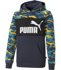 Puma Džemperis Paaugliams Ess+ Camo Hoodie Blue Yellow Green 847343 43