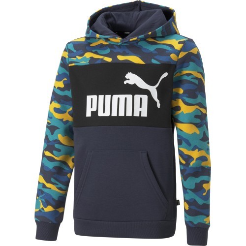 Puma Džemperis Paaugliams Ess+ Camo Hoodie Blue Yellow Green 847343 43