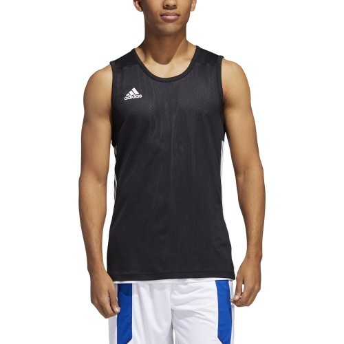 Adidas basketbola krekls 3G Spee Rev Jrs Black White DX6385