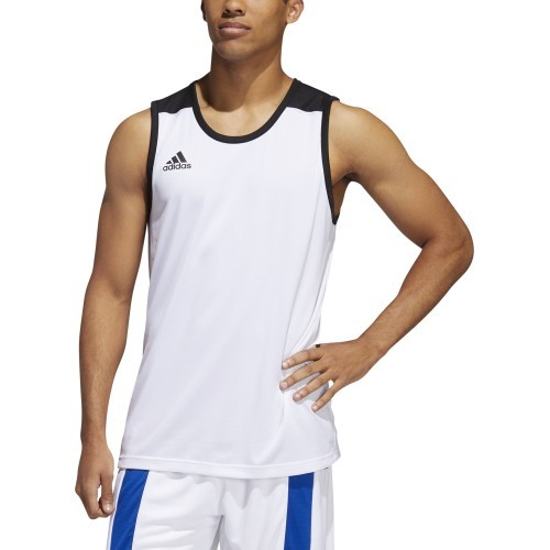 Баскетбольная майка Adidas 3G Spee Rev Jrs Black White DX6385