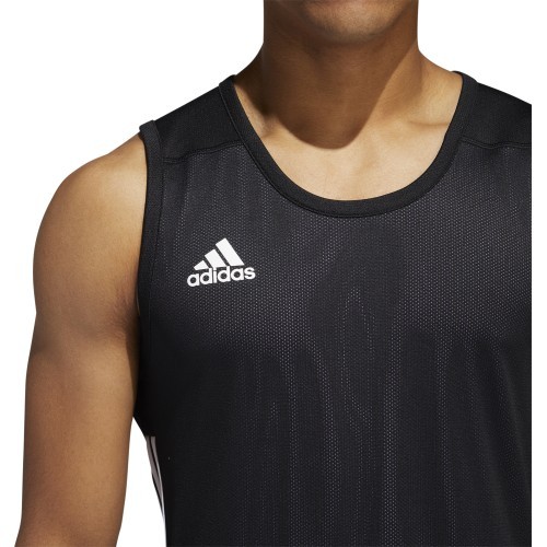 Баскетбольная майка Adidas 3G Spee Rev Jrs Black White DX6385