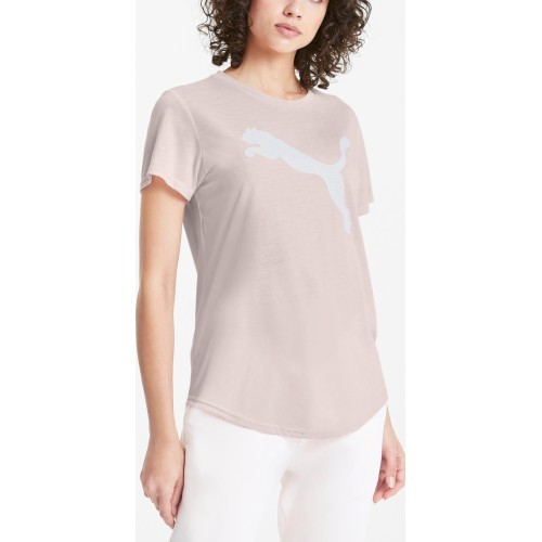 Puma Evostripe Tee Women's Shirt Pink 581241 17