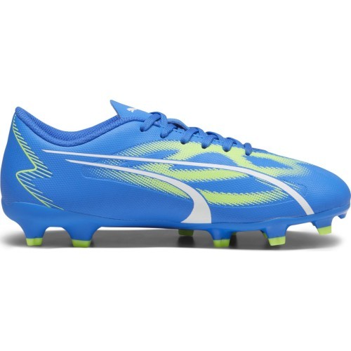 Футбольные бутсы Puma Ultra Play FG/AG Jr для подростков, Ultra Blue Green 107530 03
