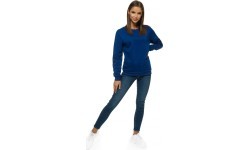 Флисовый джемпер женский J.Style Navy 68W01-66