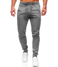 J.Style Men's Trousers Grey 68XW01-5