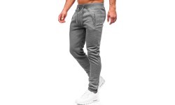 J.Style Men's Trousers Grey 68XW01-5