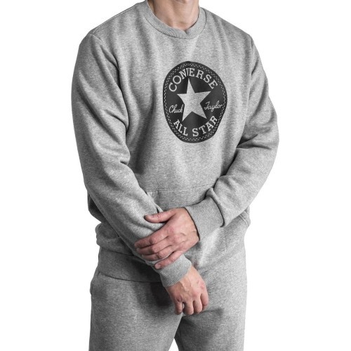 Толстовка Converse Chuck Patch Graphic Crew VGH Grey 10005825 035