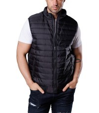 J.Style Men's Vest Black 8MY77-1
