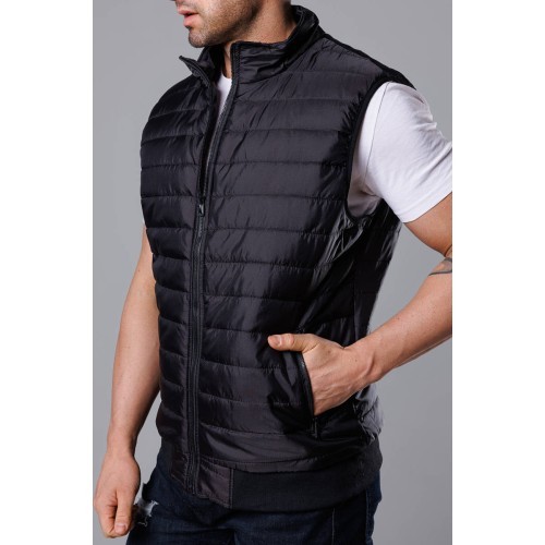 Мужской жилет J.Style Black 8MY77-1