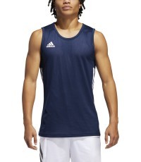 Adidas 3G Speed Rev Junior Basketball Jersey Blue White DY6594