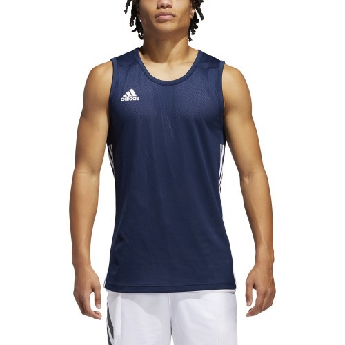 Adidas 3G Speed Rev Junior Basketball Jersey Blue White DY6594