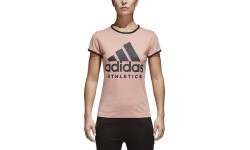 Adidas sieviešu krekls W Sid Slim Tee Pink Black CF1440