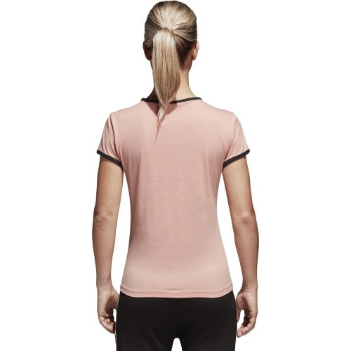 Женская футболка Adidas W Sid Slim Tee Pink Black CF1440
