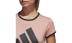 Adidas W Sid Slim Tee Pink Black CF1440