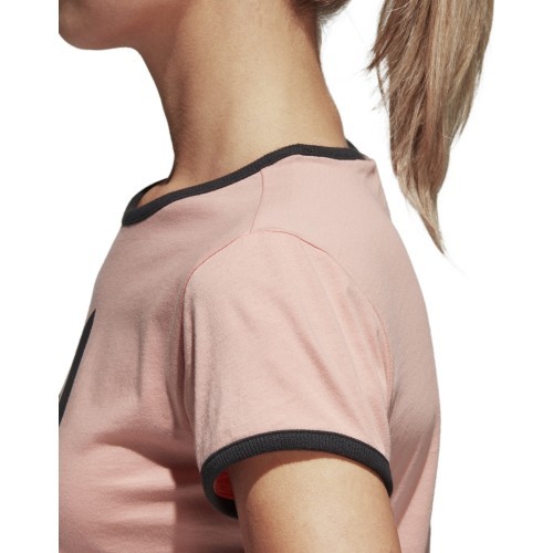 Женская футболка Adidas W Sid Slim Tee Pink Black CF1440