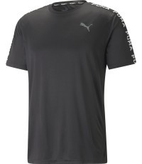 Puma Fit Taped Tee Men's Running Shirt Black 523190 01