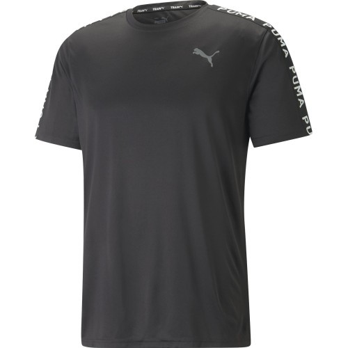 Puma Fit Taped Tee Men's Running Shirt Black 523190 01