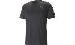 Мужская беговая футболка Puma Fit Taped Tee Black 523190 01