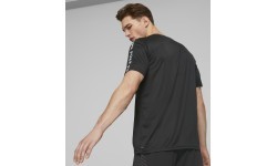 Мужская беговая футболка Puma Fit Taped Tee Black 523190 01
