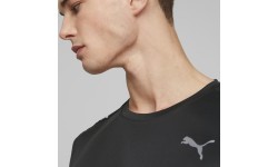 Puma Fit Taped Tee vīriešu skriešanas krekls Black 523190 01