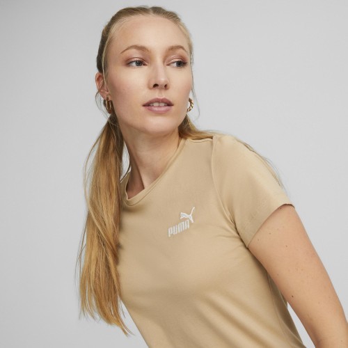 Puma Ess+ Embroidery sieviešu blūze, krēmkrāsas 848331 89