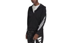 Adidas W FI 3S FZ Hoodie Women's Sweatshirt Black GL0339