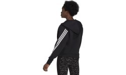 Adidas W FI 3S FZ Hoodie Women's Sweatshirt Black GL0339
