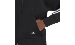 Adidas W FI 3S FZ Hoodie sieviešu džemperis, melns GL0339