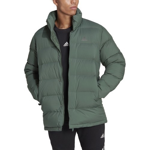 Adidas Helionic Mid Down Jacket for Men Green HG6282