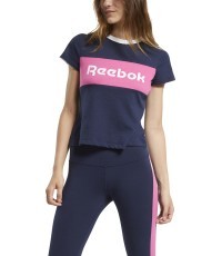 Женская блузка Reebok Te Linear Logo Deta Blue