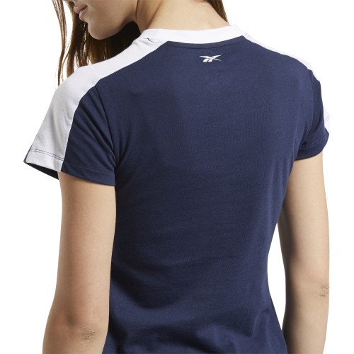 Женская блузка Reebok Te Linear Logo Deta Blue